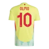 OLMO #10 Spain Away Soccer Jersey Euro 2024 - Soccerdeal