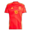 OLMO #10 Spain Home Soccer Jersey Euro 2024 - Soccerdeal