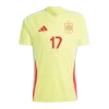 WILLIAMS JR. #17 Spain Away Soccer Jersey Euro 2024 - Soccerdeal