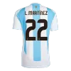 L.MARTÍNEZ #22 Argentina Home Soccer Jersey 2024 - Soccerdeal
