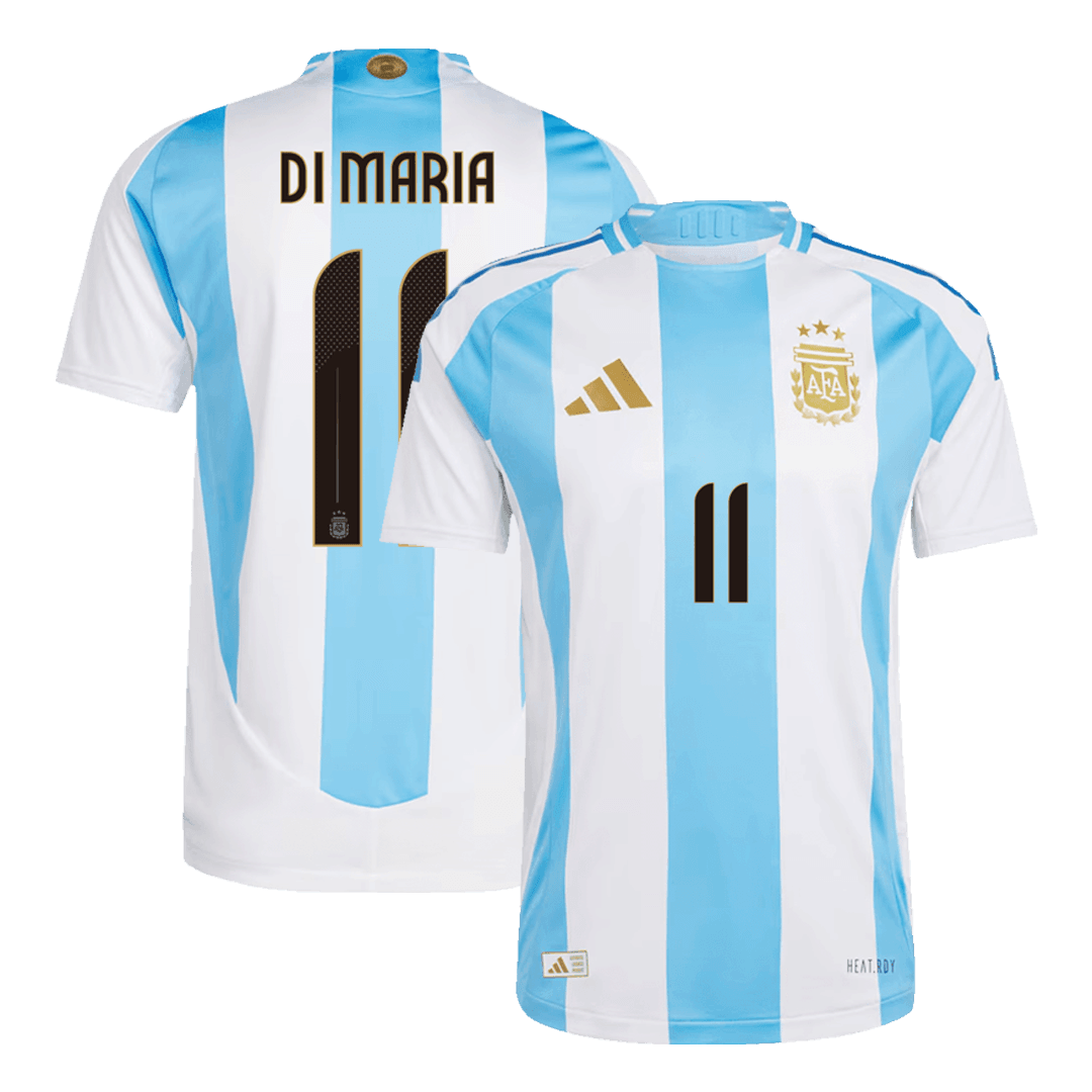 Authentic DI MARIA #11 Argentina Home Soccer Jersey Copa America - Soccerdeal