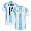 Authentic DI MARIA #11 Argentina Home Soccer Jersey 2024 - Soccerdeal