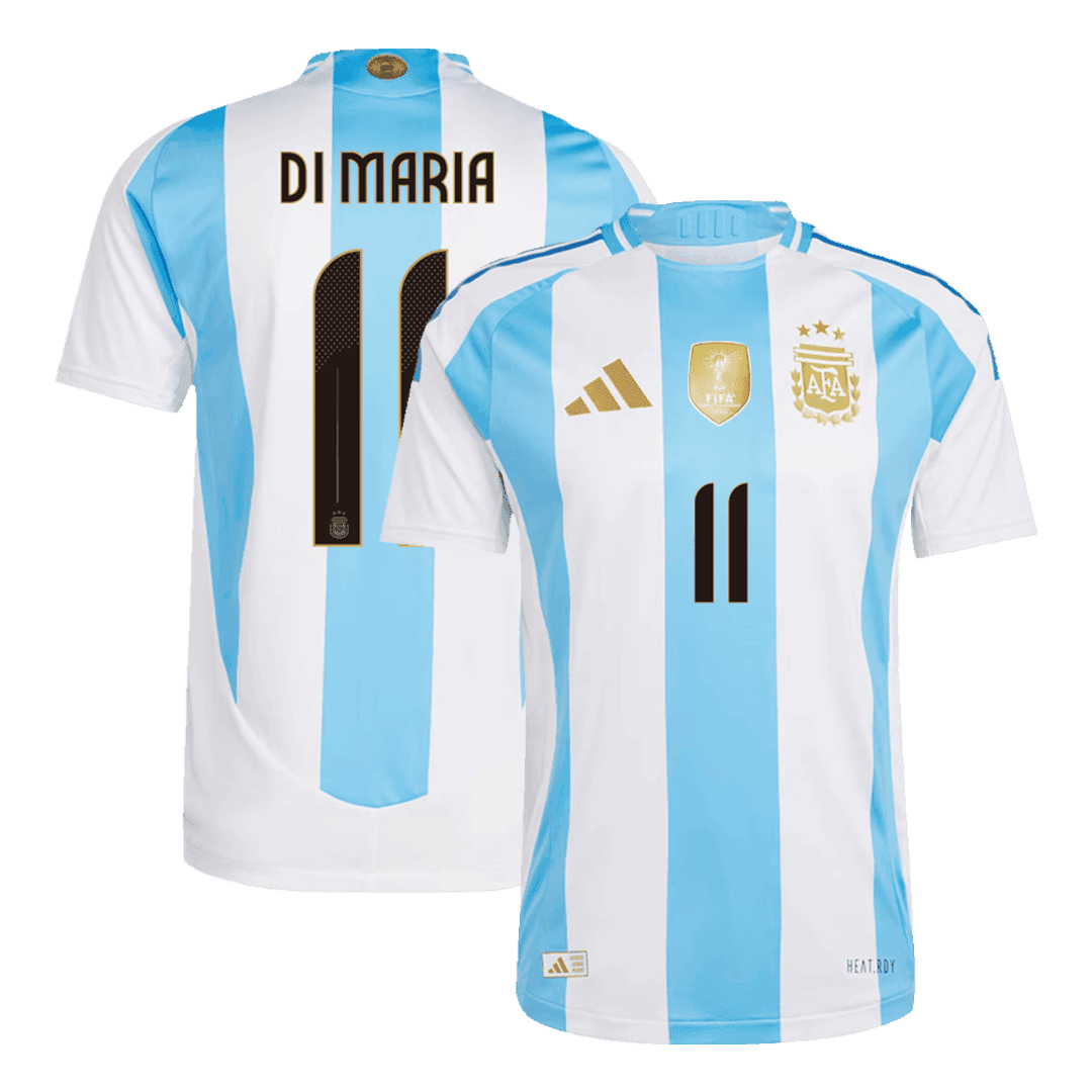 Authentic DI MARIA #11 Argentina Home Soccer Jersey - Soccerdeal