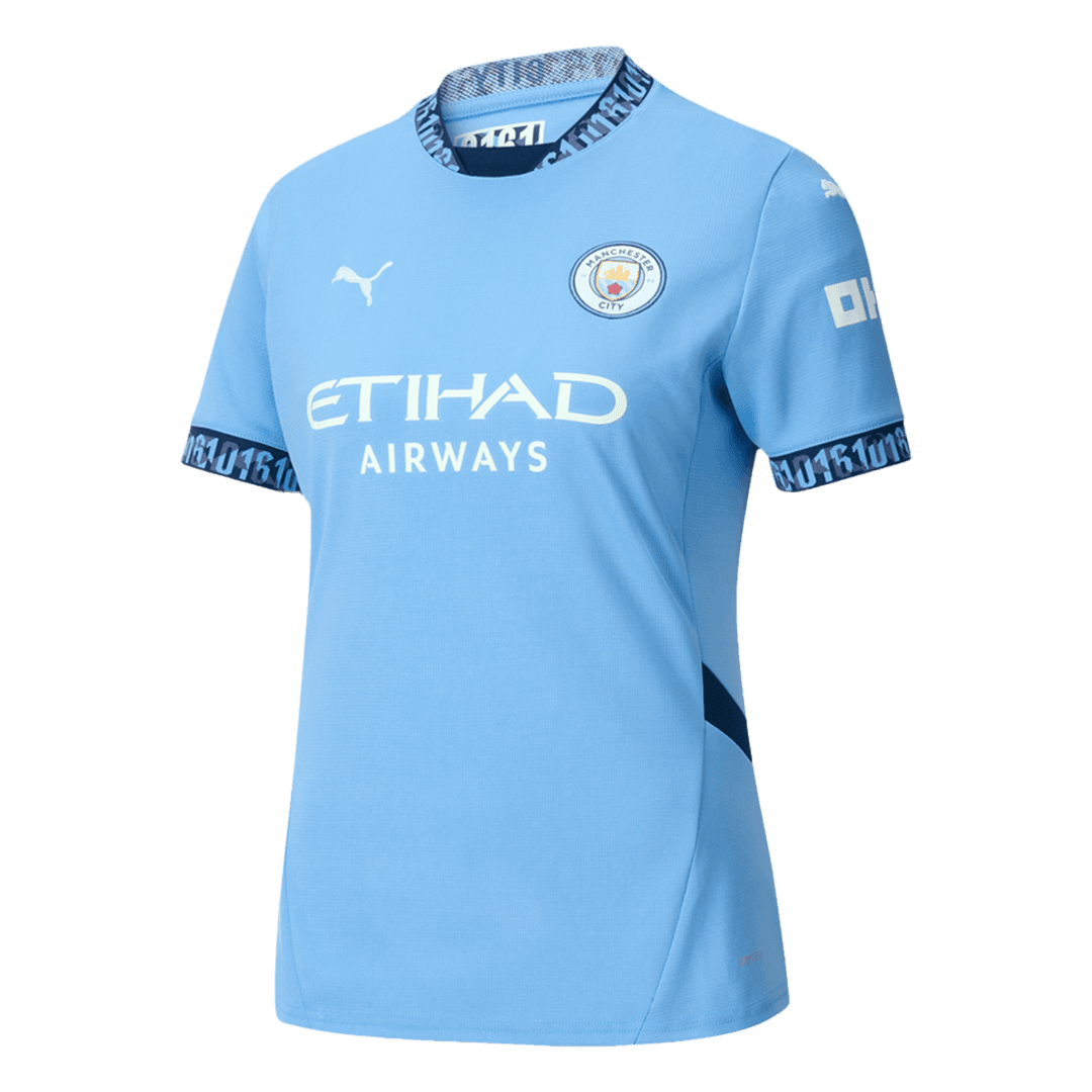 Women's Manchester City Home Soccer Jersey - Soccerdeal
