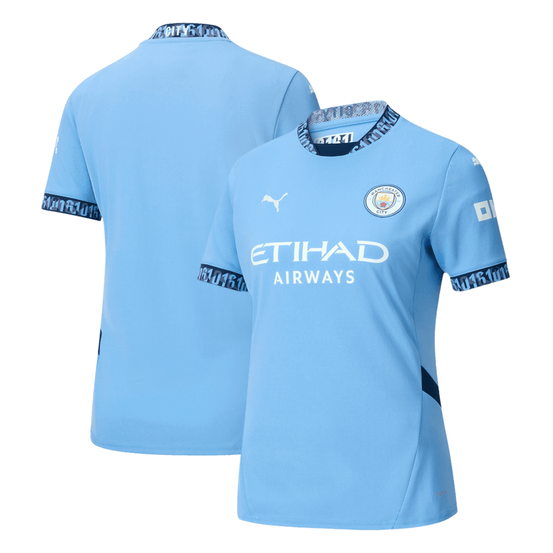 Women's Manchester City Home Soccer Jersey - Soccerdeal