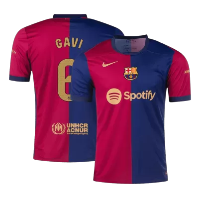 GAVI #6 Barcelona Home Soccer Jersey 2024/25 - Soccerdeal