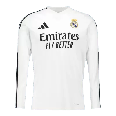 Real Madrid Home Long Sleeve Soccer Jersey 2024/25 - Soccerdeal