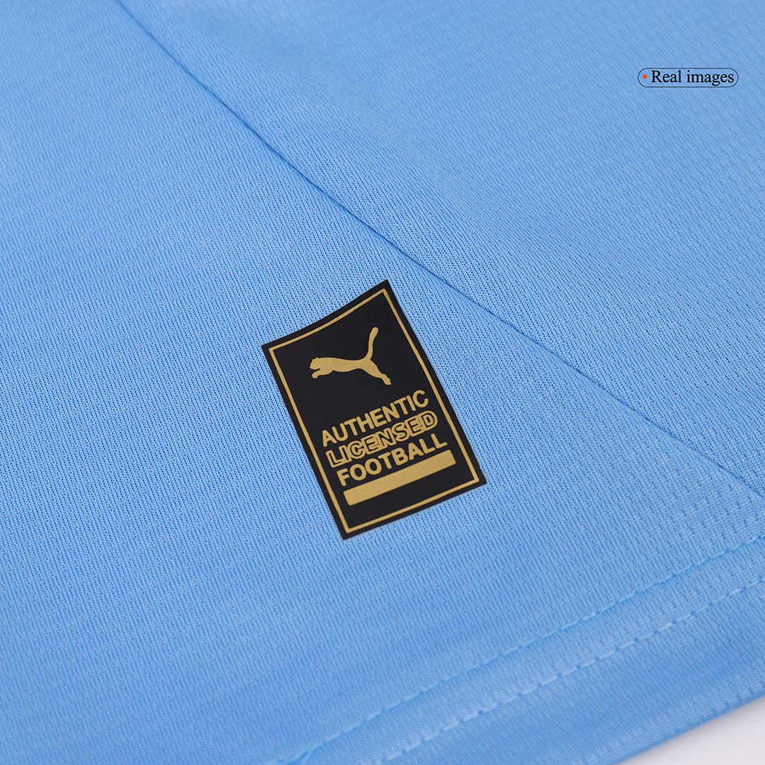 Manchester City Home Long Sleeve Soccer Jersey - Soccerdeal