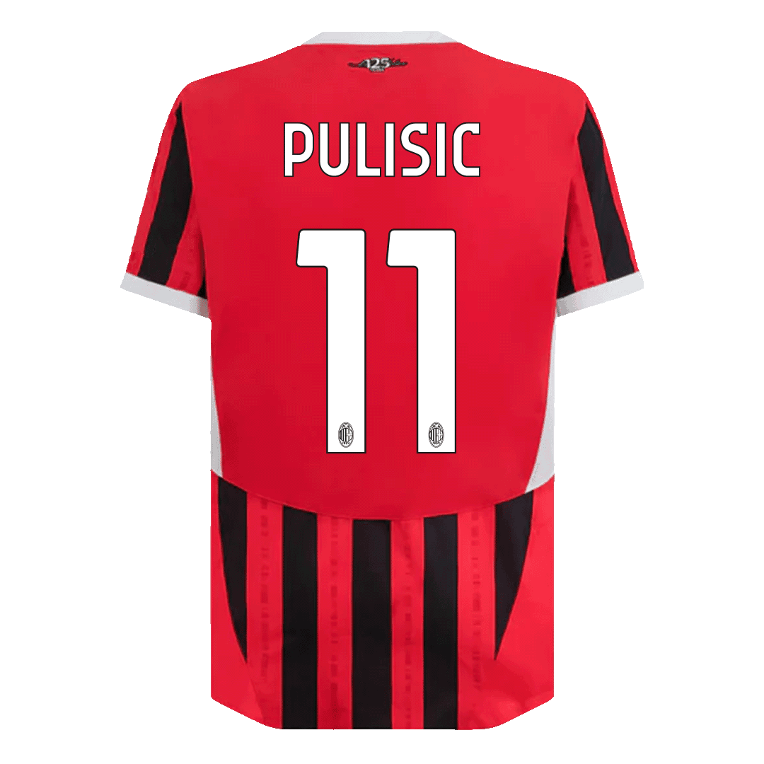 Authentic PULISIC #11 AC Milan Home Soccer Jersey - Soccerdeal
