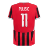 Authentic PULISIC #11 AC Milan Home Soccer Jersey 2024/25 - UCL - Soccerdeal