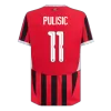 Authentic PULISIC #11 AC Milan Home Soccer Jersey 2024/25 - UCL - Soccerdeal