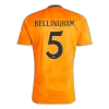 BELLINGHAM #5 Real Madrid Away Soccer Jersey 2024/25 - Soccerdeal