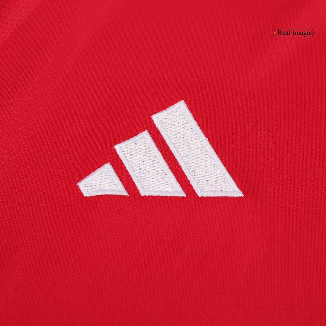 Manchester United Home Long Sleeve Soccer Jersey - Soccerdeal