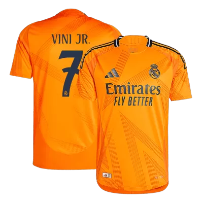 Authentic VINI JR. #7 Real Madrid Away Soccer Jersey 2024/25 - Soccerdeal