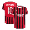 Authentic RAFA LEÃO #10 AC Milan Home Soccer Jersey 2024/25 - UCL - Soccerdeal