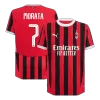 Authentic MORATA #7 AC Milan Home Soccer Jersey 2024/25 - UCL - Soccerdeal
