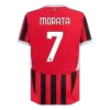 Authentic MORATA #7 AC Milan Home Soccer Jersey 2024/25 - Soccerdeal