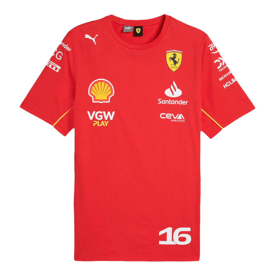 Charles Leclerc #16 Ferrari F1 Shirt - Soccerdeal