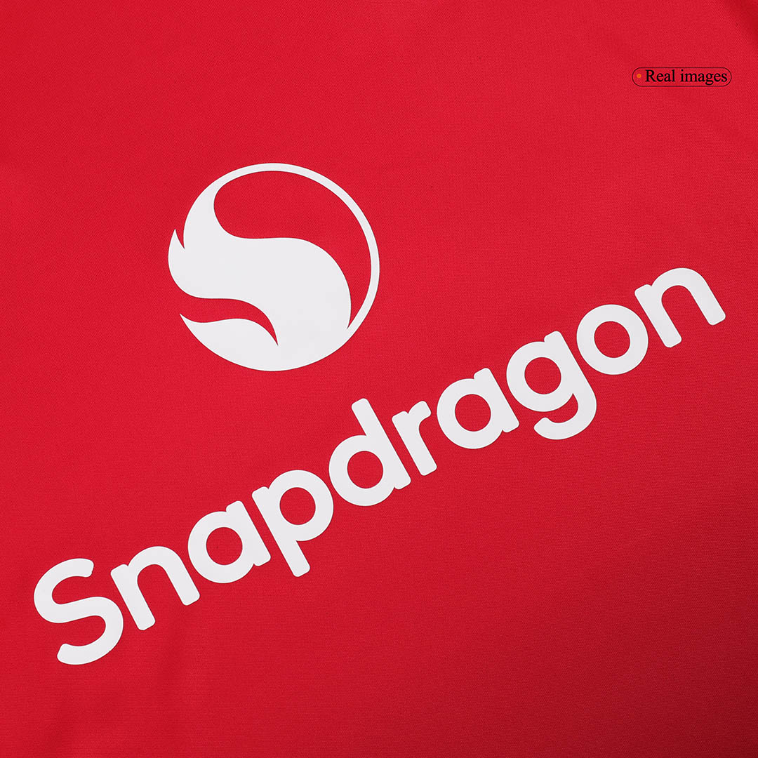 Manchester United Home Long Sleeve Soccer Jersey - Soccerdeal