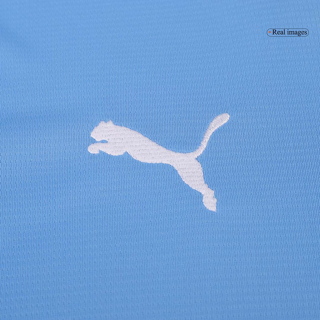 Manchester City Home Long Sleeve Soccer Jersey - Soccerdeal