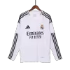 Real Madrid Home Long Sleeve Soccer Jersey 2024/25 - Soccerdeal