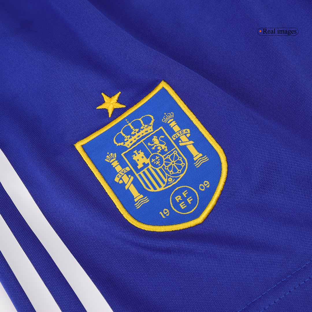 Spain Pre-Match Soccer Shorts Euro - Soccerdeal