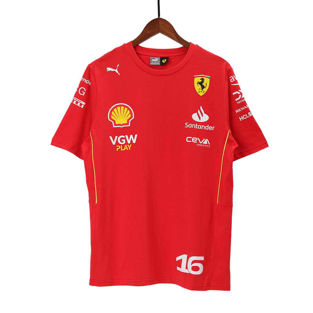 Charles Leclerc #16 Ferrari F1 Shirt - Soccerdeal