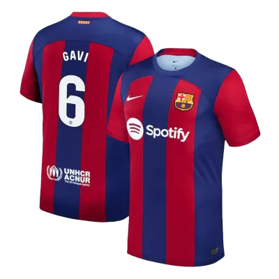 GAVI #6 Barcelona Home Soccer Jersey 2023/24 - Soccerdeal