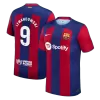 LEWANDOWSKI #9 Barcelona Home Soccer Jersey 2023/24 - Soccerdeal