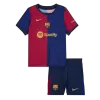 Kid's Barcelona Home Soccer Jersey Kit(Jersey+Shorts) 2024/25 - Soccerdeal