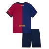 Kid's Barcelona Home Soccer Jersey Kit(Jersey+Shorts) 2024/25-Spotify Logo Without Text - Soccerdeal