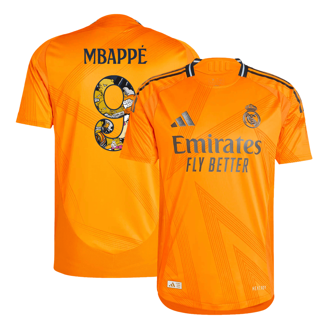 MBAPPÉ #9 Real Madrid Away Soccer Jersey Player Version - Soccerdeal