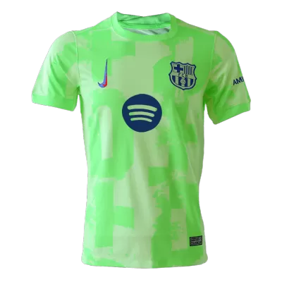 Barcelona Third Away Soccer Jersey 2024/25 - Spotify Logo Without Text - Soccerdeal