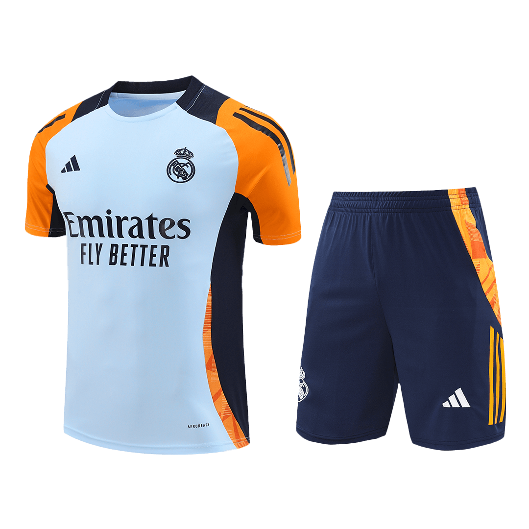 Real Madrid Pre-Match Soccer Jersey Kit(Jersey+Shorts) - Soccerdeal