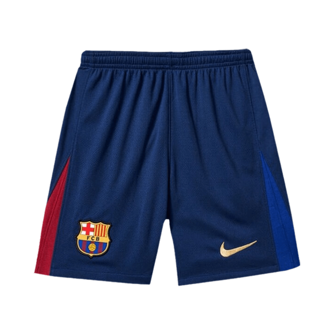 Barcelona Home Soccer Shorts - Soccerdeal