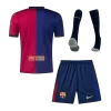 Barcelona Home Soccer Jersey Kit(Jersey+Shorts+Socks) 2024/25 - Soccerdeal