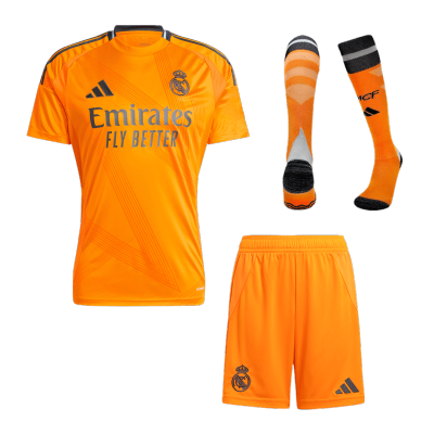 Real Madrid Away Soccer Jersey Kit(Jersey+Shorts+Socks) 2024/25 - Soccerdeal