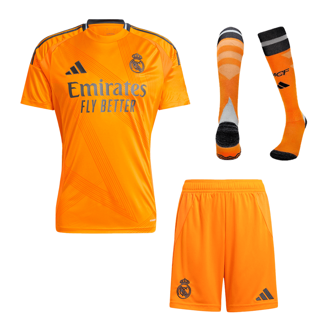 Real Madrid Away Soccer Jersey Kit(Jersey+Shorts+Socks) - Soccerdeal