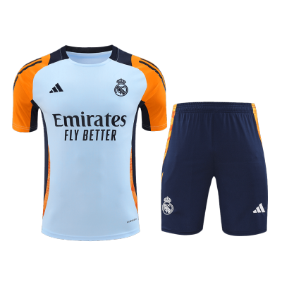 Real Madrid Pre-Match Soccer Jersey Kit(Jersey+Shorts) 2024/25 - Soccerdeal