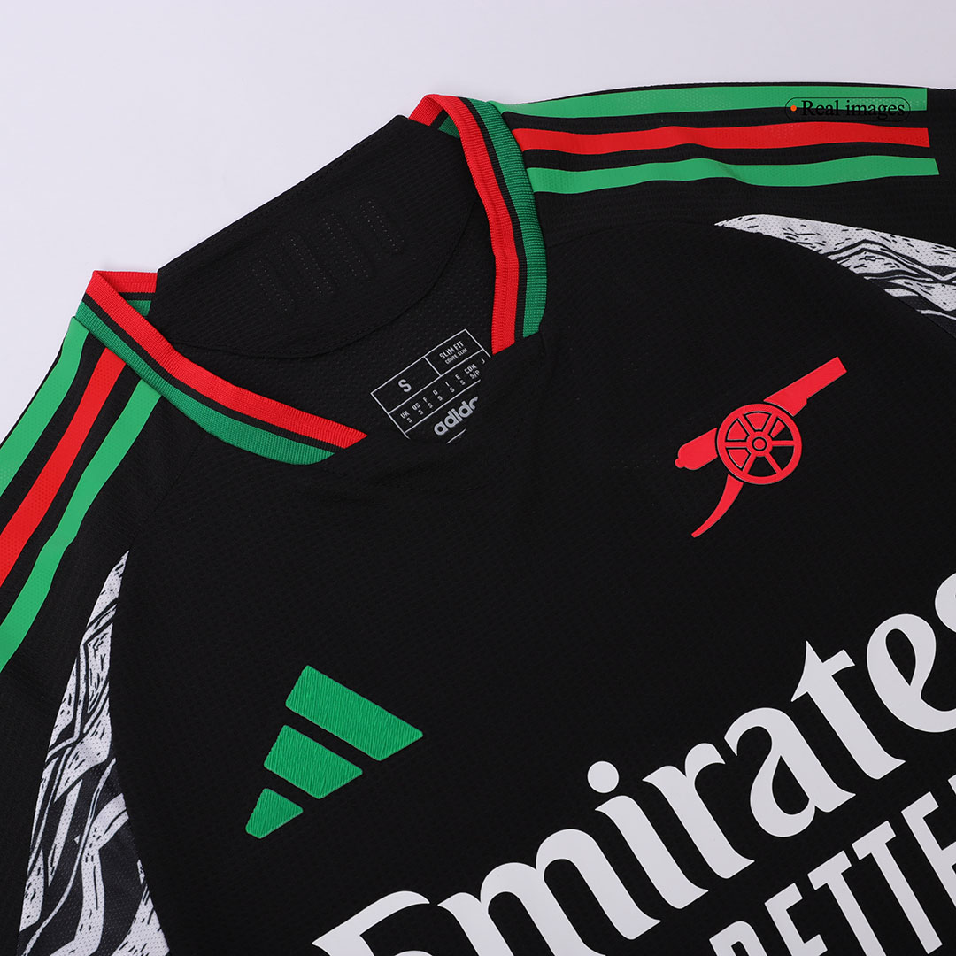 SAKA #7 Arsenal Away Soccer Jersey Player Version - Soccerdeal