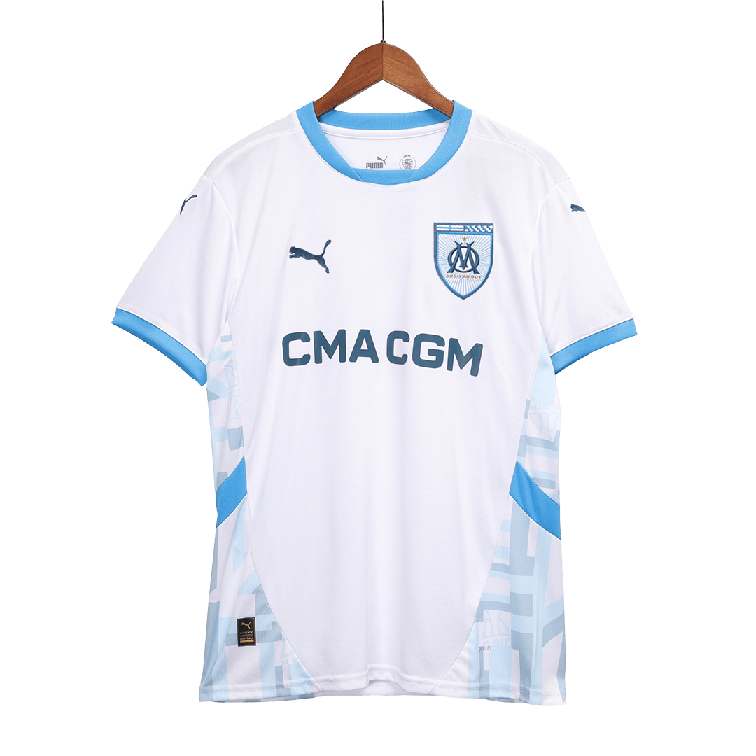 Marseille Home Soccer Jersey - Soccerdeal