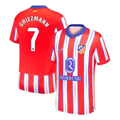 GRIEZMANN #7 Atletico Madrid Home Soccer Jersey 2024/25 - Soccerdeal