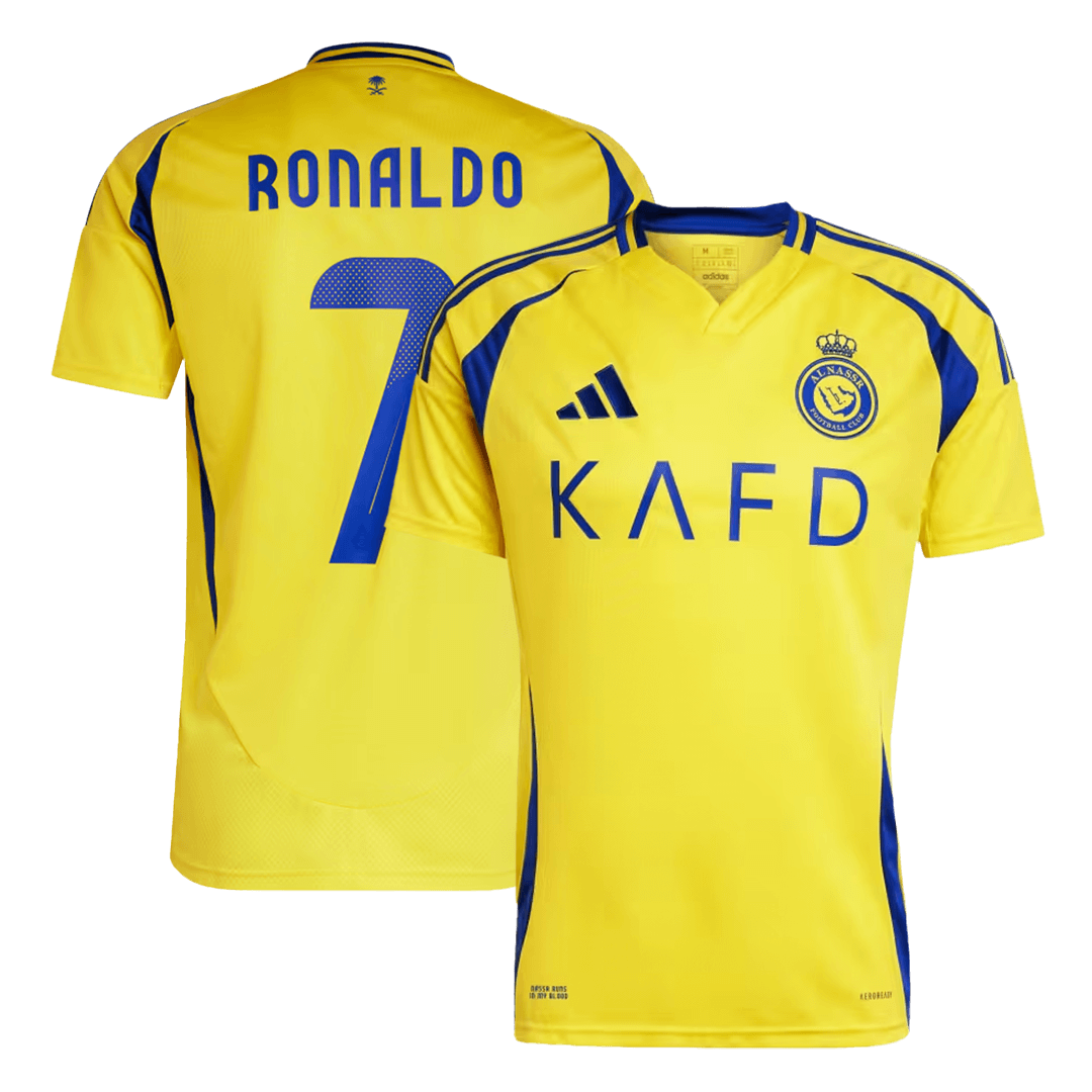RONALDO #7 Al Nassr Home Soccer Jersey - ACL - Soccerdeal