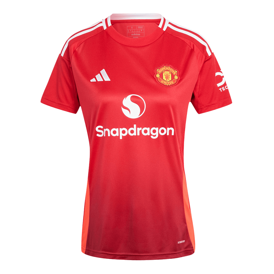Women's Manchester United Home Soccer Jersey - Soccerdeal