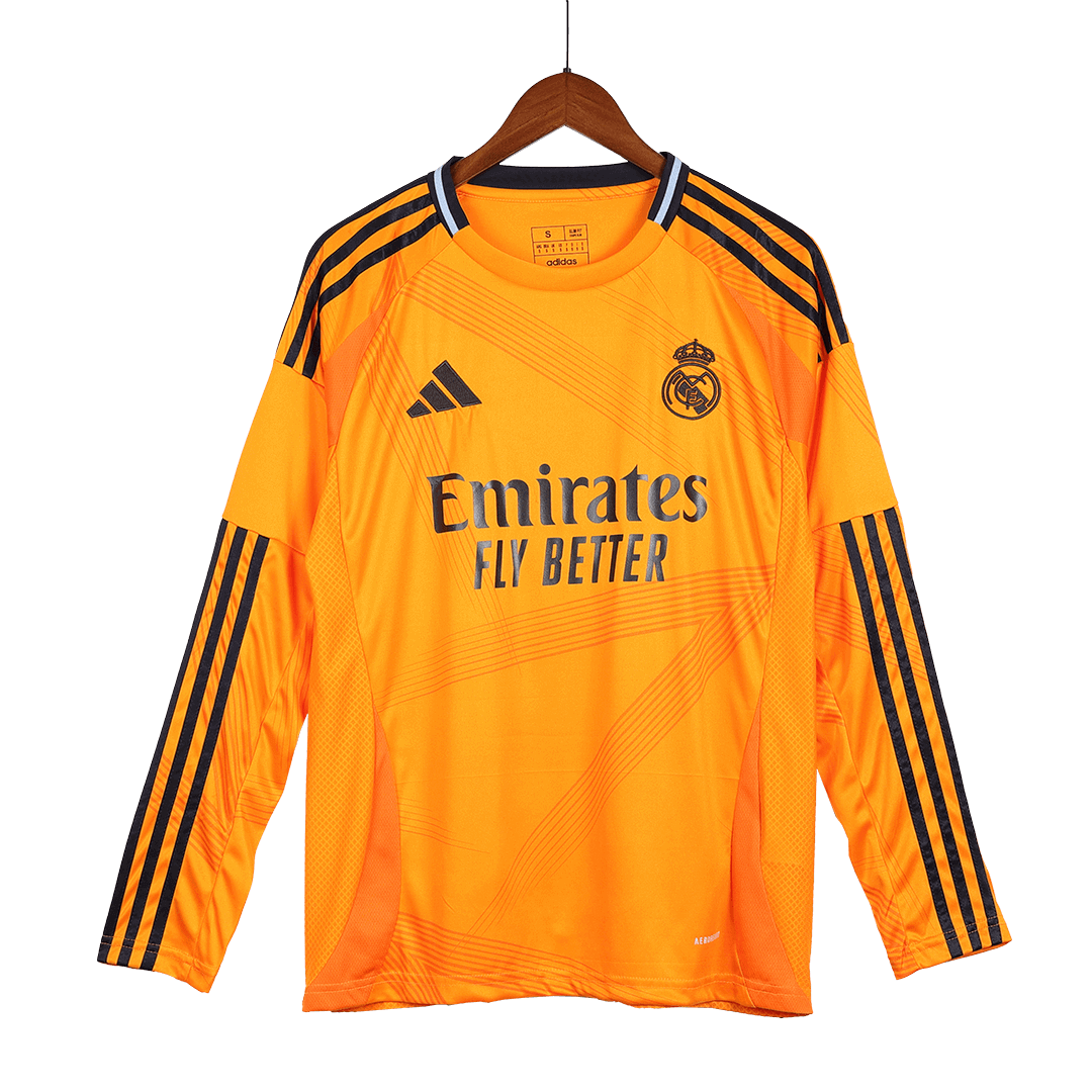 Real Madrid Away Long Sleeve Soccer Jersey - Soccerdeal