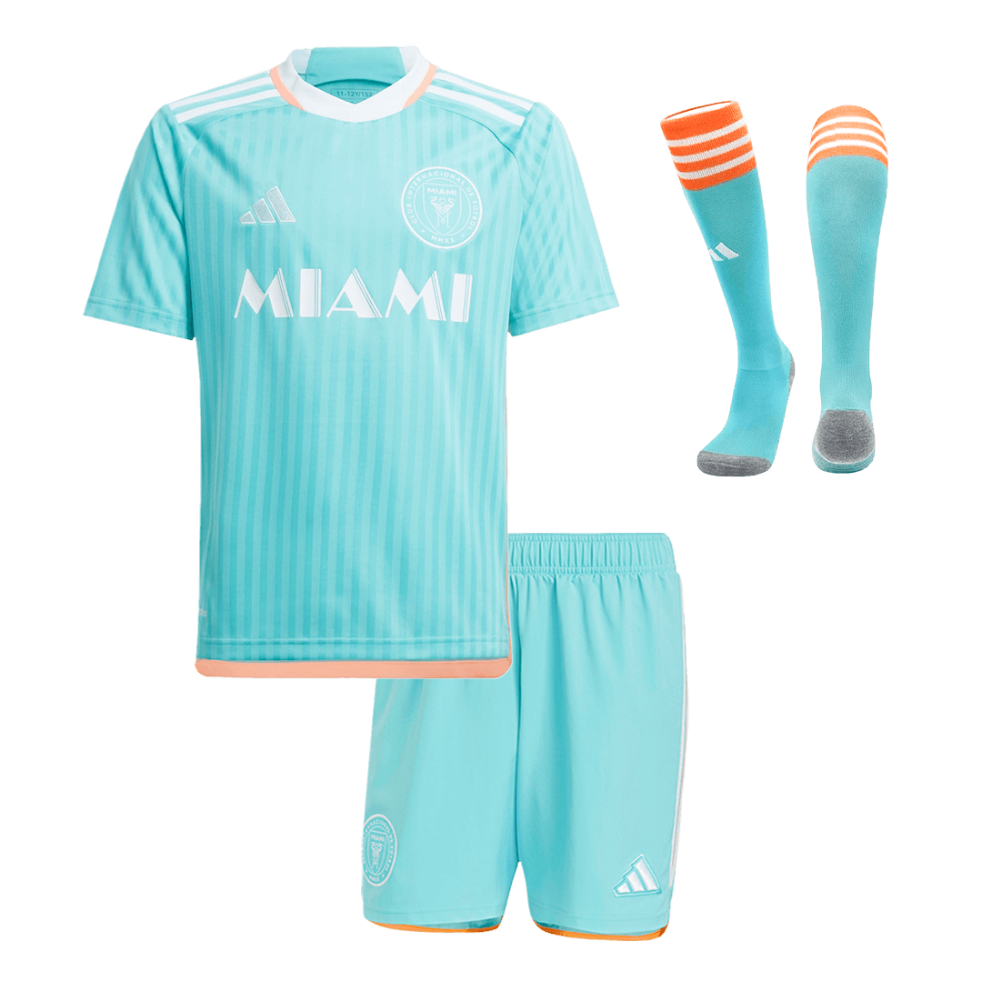 Kid's Inter Miami CF Third Away Soccer Jersey Kit(Jersey+Shorts+Socks) - Soccerdeal