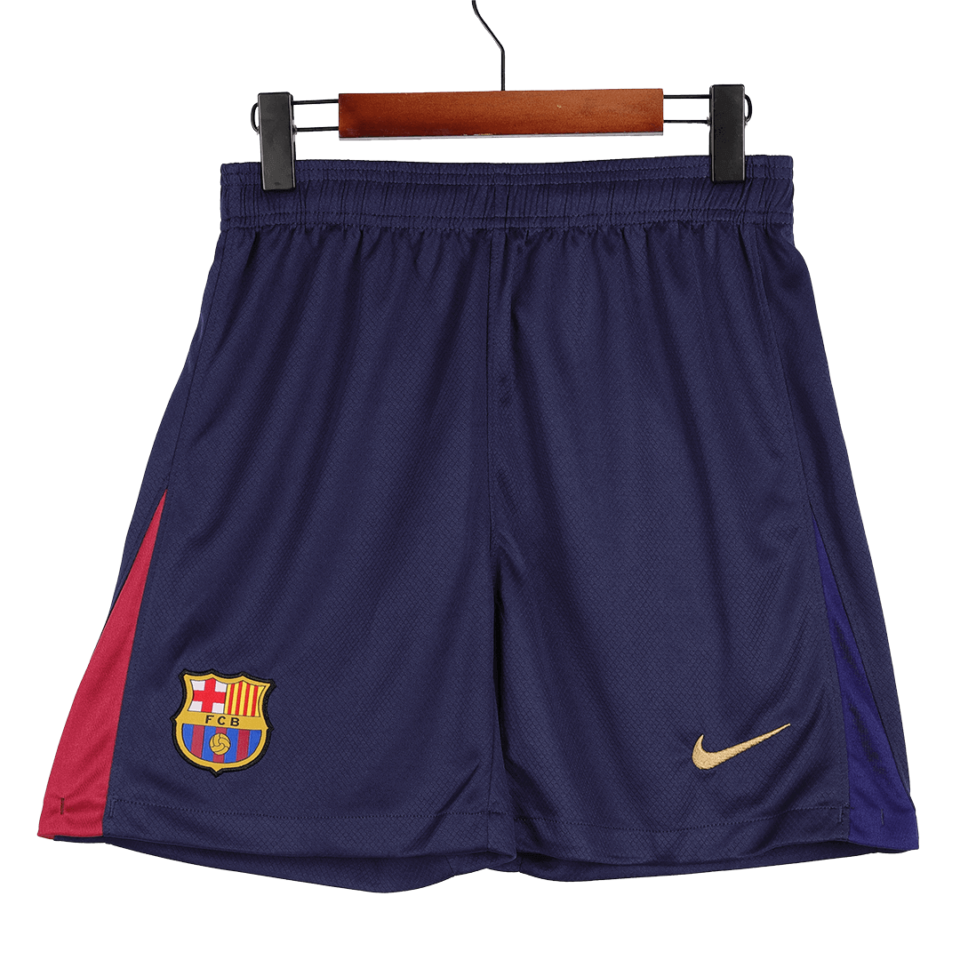 Barcelona Home Soccer Shorts - Soccerdeal