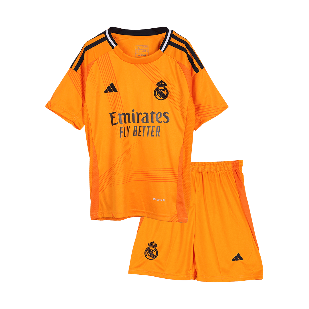 Kid's Real Madrid Away Soccer Jersey Kit(Jersey+Shorts) - Soccerdeal