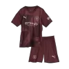 Kid's Manchester City Third Away Soccer Jersey Kit(Jersey+Shorts) 2024/25 - Soccerdeal