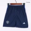 Kid's Manchester United Away Soccer Jersey Kit(Jersey+Shorts) 2024/25 - Soccerdeal